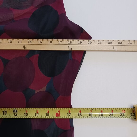 Y2K Midi Slip Dress Positive Attitude Polka Dot Vintage - Picture 8 of 12